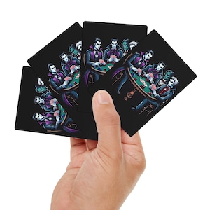 Vampires jouant au poker | Cartes de poker