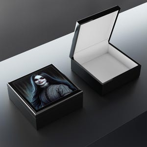 Gothic Elegance Jewelry Box | Dark Fantasy Storage | Perfect for Halloween, Gift, Decor, Vampire Lovers, Witchy Vibes