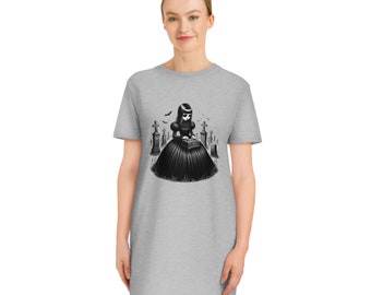 Ghost Girl Spieluhr auf dem Friedhof Spinner T-Shirt Kleid