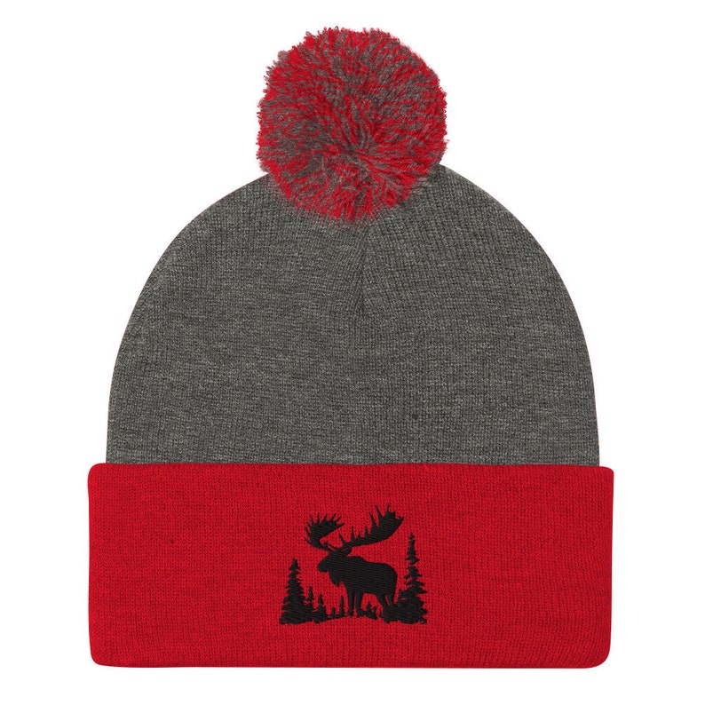 Moose In The Woods | Great Outdoors Pom-Pom Beanie