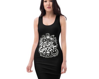 Future Ghost | Paranormal Goth Punk Bodycon Dress