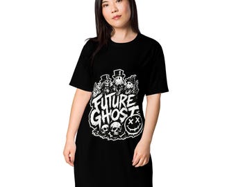 Future Ghost | Paranormal Goth Punk T-shirt Dress