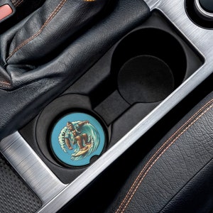 Bigfoot Surfin | Sasquatch Soapstone Car Coaster