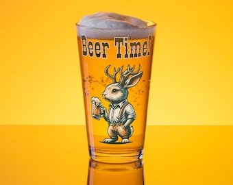 Beer Time! Jackalope | Great Outdoors Shaker pint glass