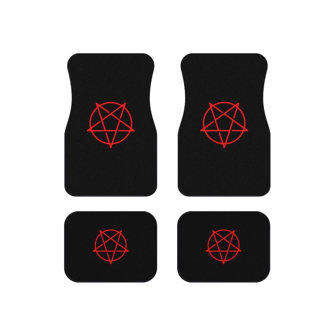 Satanic Pentagram Car Mats (Set of 4)