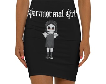 Paranormal Girl Goth Women's Mini Skirt