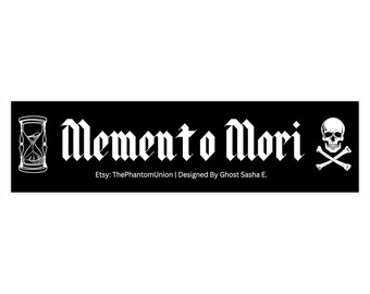 Stickers pour voiture gothiques Memento Mori