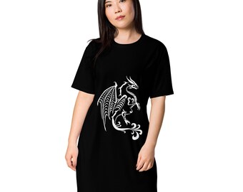 vestido camiseta dragón gótico