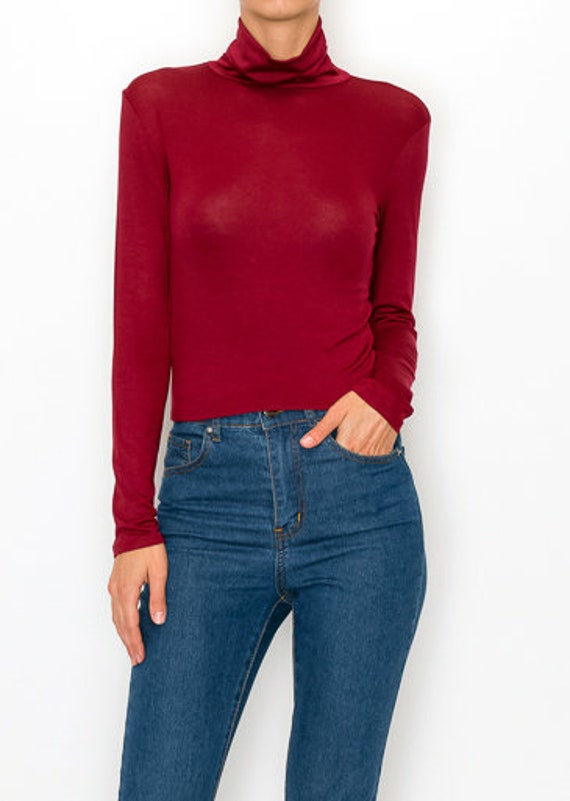 dri fit long sleeve mock turtleneck