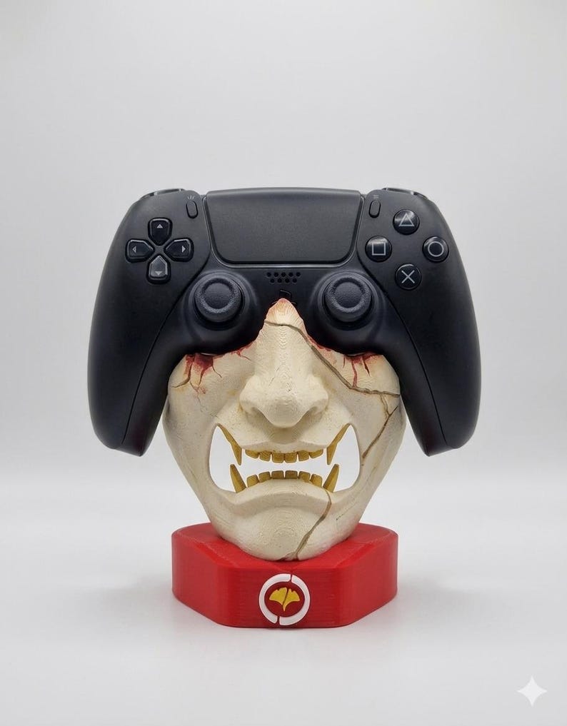 ghost of yotei mask controller holder image 3