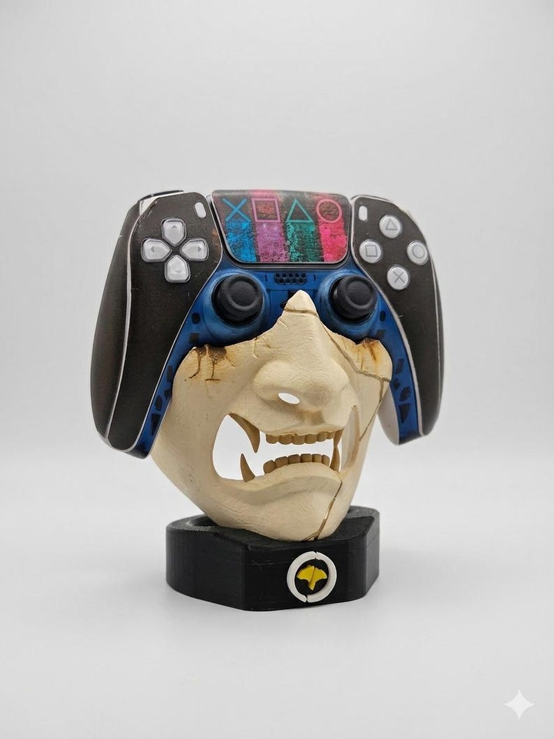 ghost of yotei mask controller holder image 4