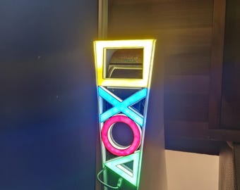 acessório de ícones de LED para PS5