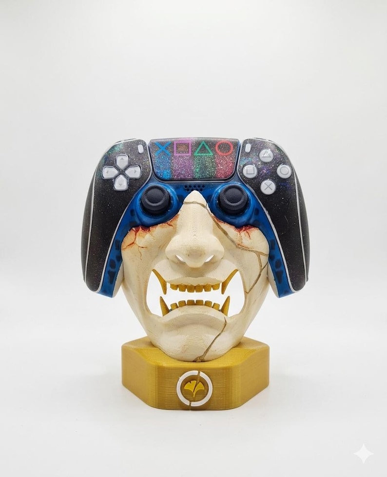 ghost of yotei mask controller holder image 2