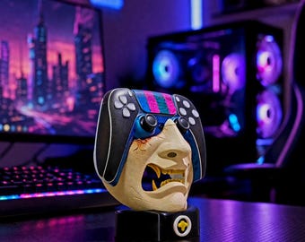 ghost of yotei mask controller holder