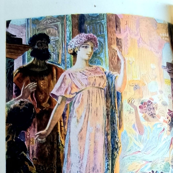 Thaïs d'Anatole France - Édition numérotée avec les Eaux-fortes de Georges Rochegrosse - Librairie des amateurs A. Ferroud - 1909