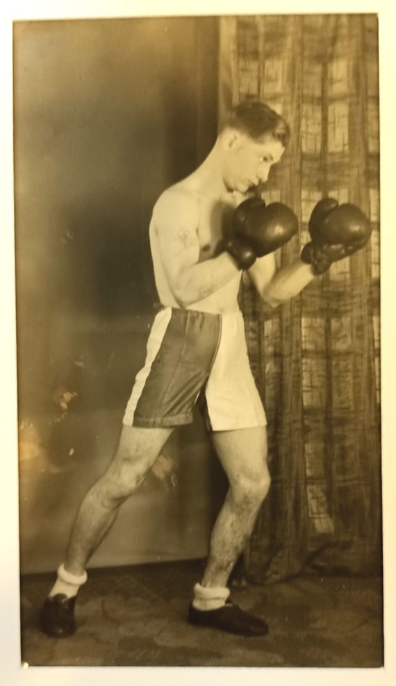 Mannequin de boxe vintage