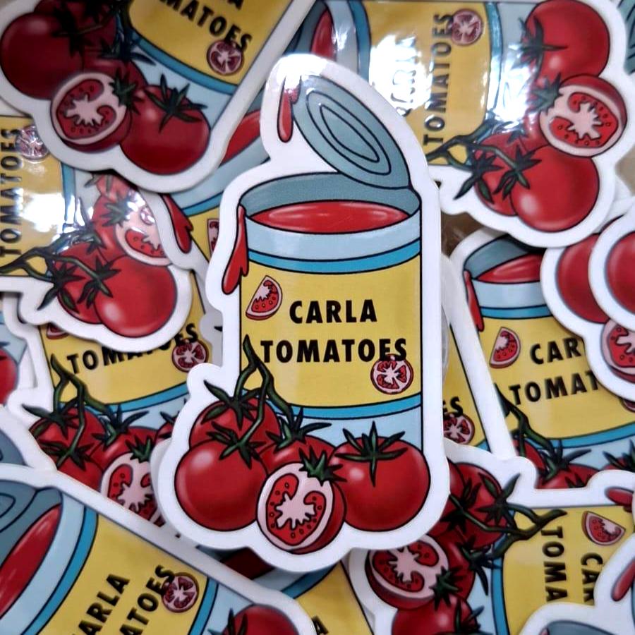 Tomato Sticker Rwards Sweetest Tomatoes | Vinyl Sticker, Sticker for Laptop, Bottle Sticker ...