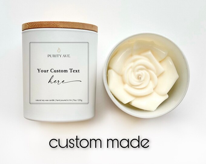 Custom Order Candle | Personalized Candle | Create Your Own Candle | Custom Gift