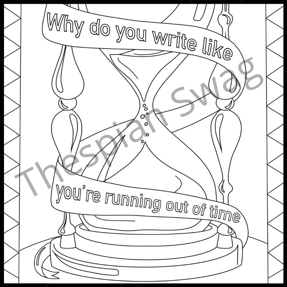 Hamilton The Musical Coloring Pages Coloring Pages