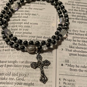 Our Lady of Sorrows, Double Wrapped, Full Rosary Bracelet