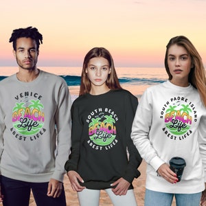 Beach Life Unisex Heavy Blend™ Crewneck Sweatshirt,