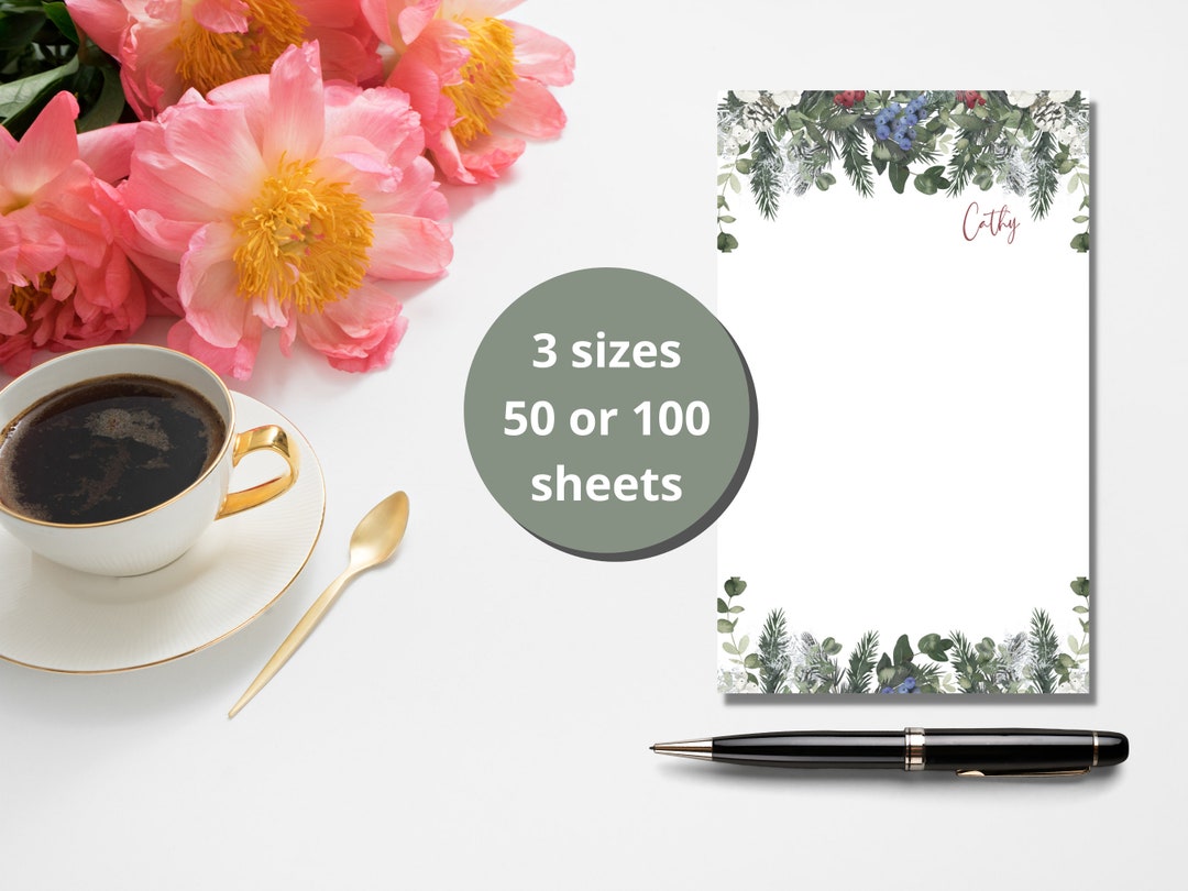 Personalized Notepad, Custom Notepad, Personalized Stationery, Writing