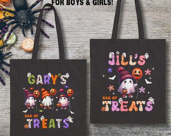 Bolsa de dulces personalizada, bolsa de dulces personalizada, bolsa de dulces, bolsa de Halloween, bolsa de dulces para niños, regalo de Halloween, bolsa de Halloween para niños