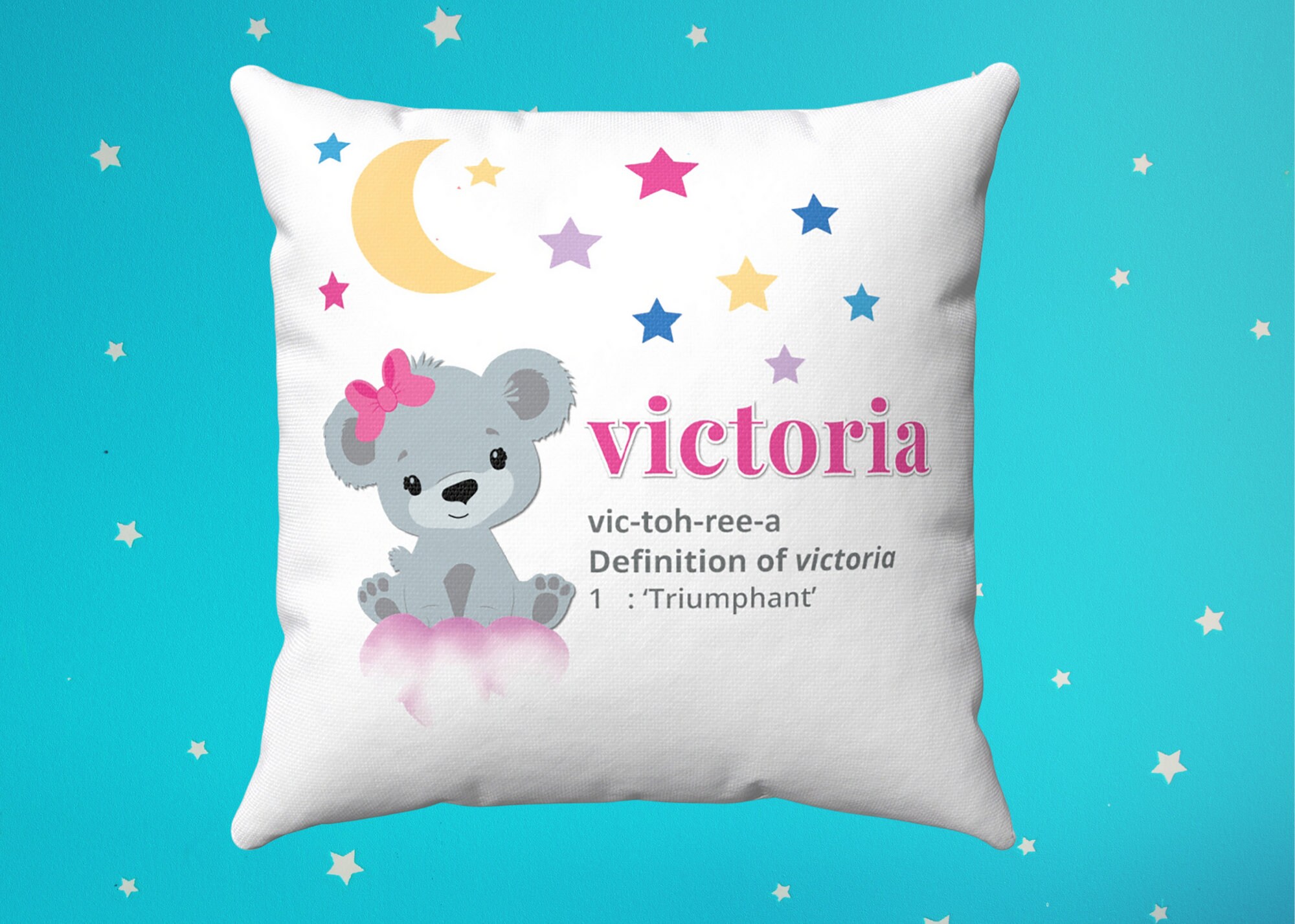 New Baby Pillow PERSONALIZED Pillow Nursery Pillow Nursery