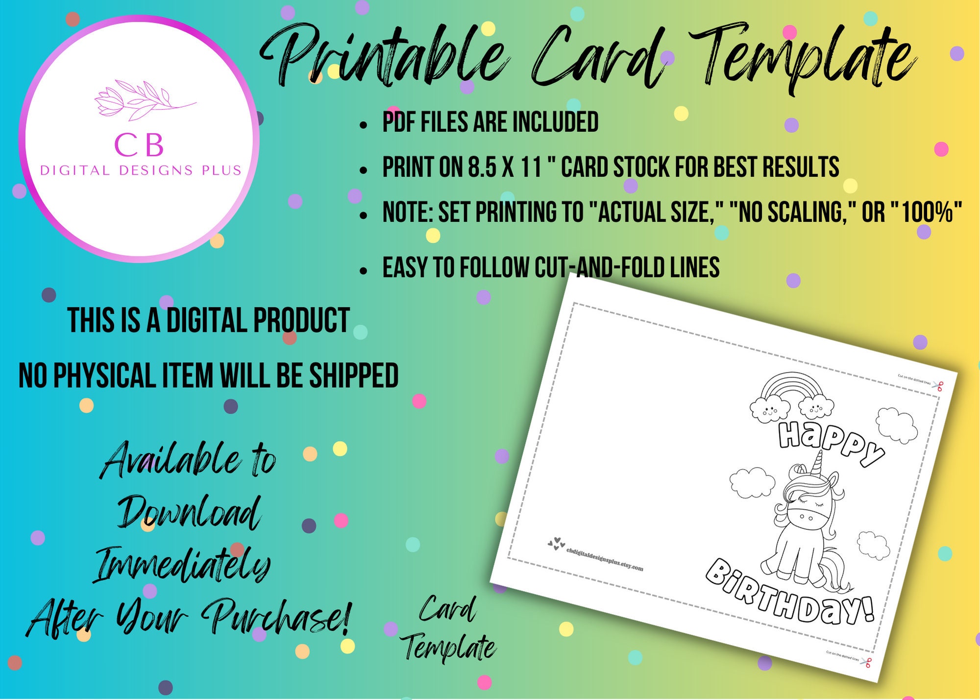 PRINTABLE Birthday Coloring Card Set Kid s Birthday Cards Unicorn printable-birthday-coloring-card-set-kid-s-birthday-cards-unicorn