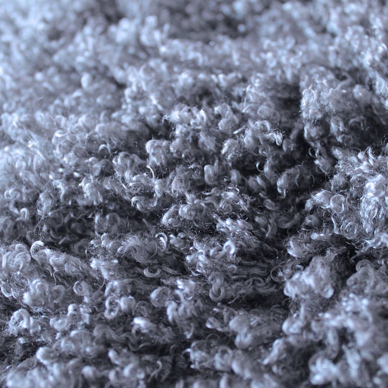 Vegan Fur Curly Faux Lama Fur Grey Fur Fabric Llama Fur Etsy