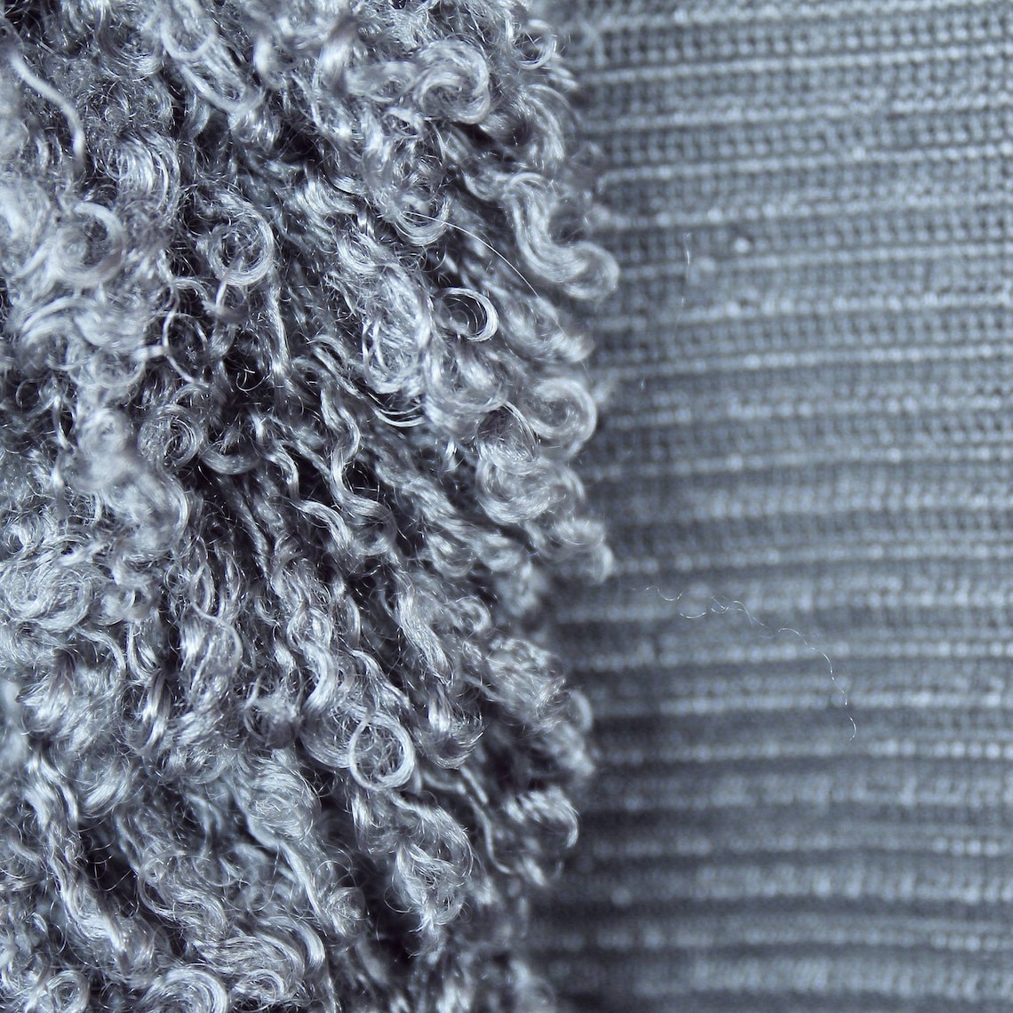 Vegan Fur Curly Faux Lama Fur Grey Fur Fabric Llama Fur | Etsy