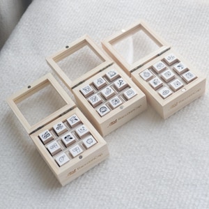 Katzen stempel holzstempel kasten katzen gummi stempel mini stempel täglich arbeit stempel sns stempel
