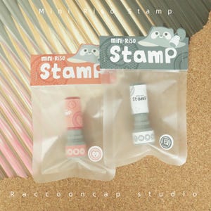 Mini Riso Stempel Basic Stempel Planer Journal niedlich Siebdruck Stil Stempel