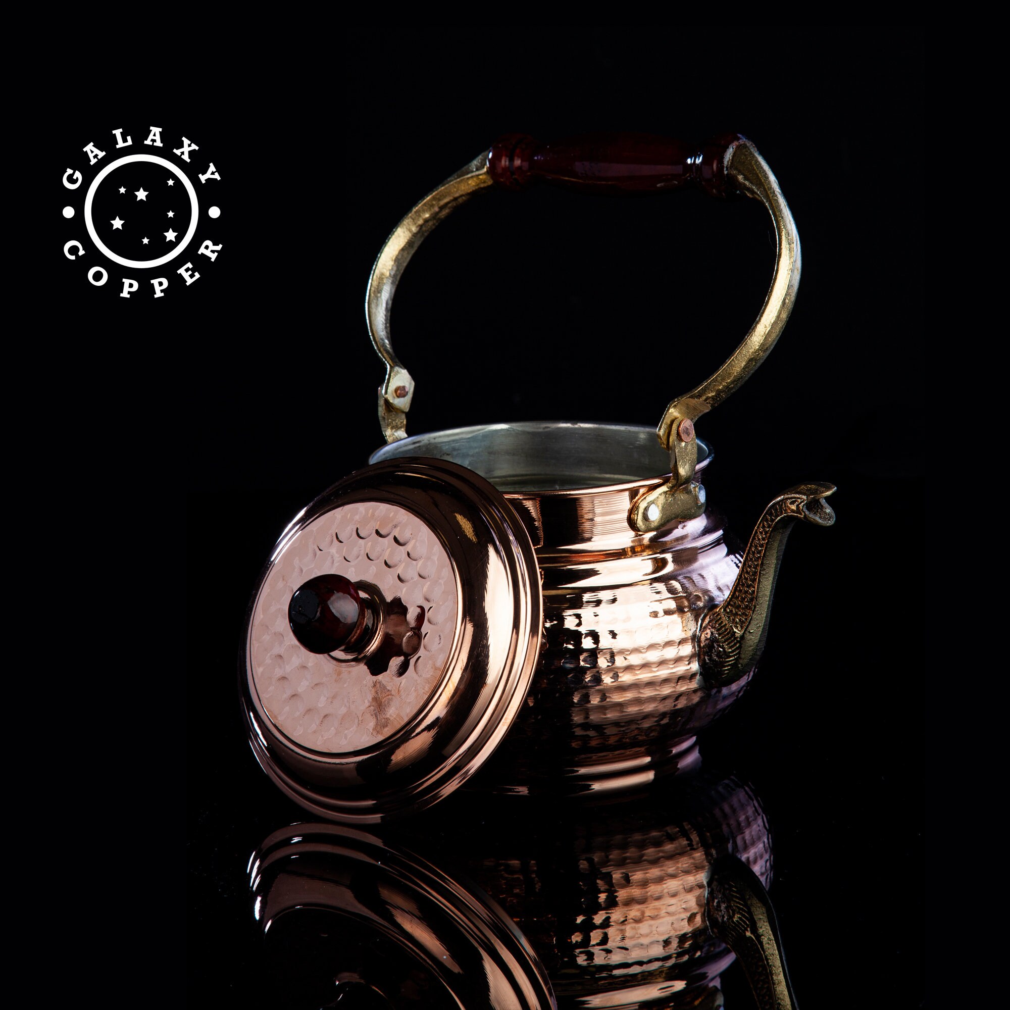 Copper Italian Teapot Copper Kettle Handmade Copper Teapot Etsy