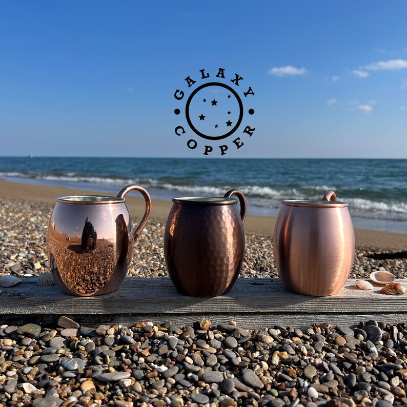 Personalized Moscow Mule Mug Setcustom Copper Mugcopper Etsy