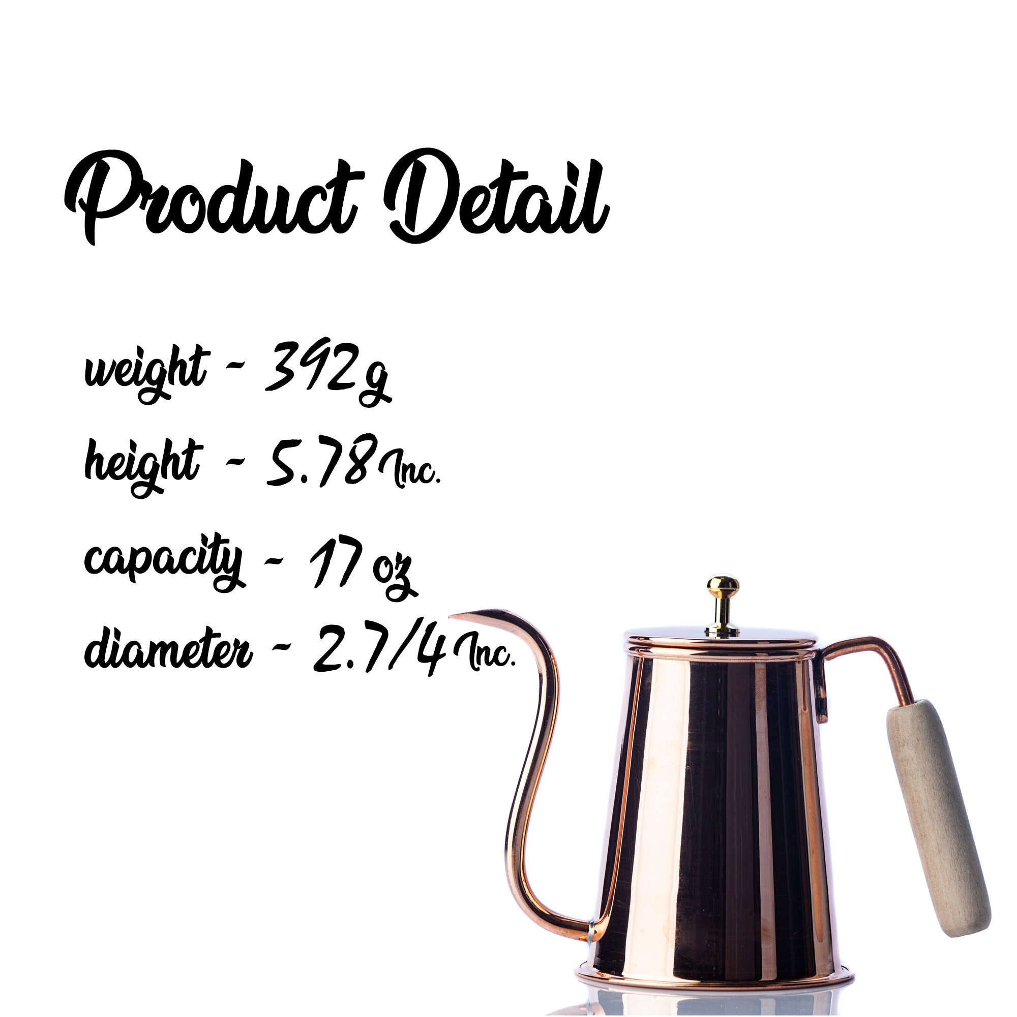 Copper Coffee Pot Copper Tea Kettle Copper Kettle 100 Etsy