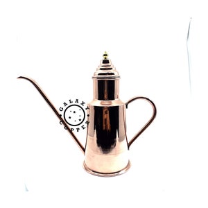 Copper Oil Bottle, Copper Oil Pot ,Housewarming Gift, Copper Olive Oil Cruet, Copper Anniversary Gift, Copper Gift, %100 Handmade