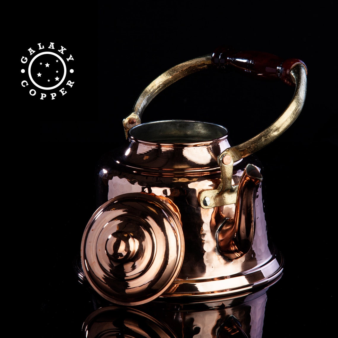 Copper Teapot Copper Kettle Handmade Copper Teapot Copper Etsy