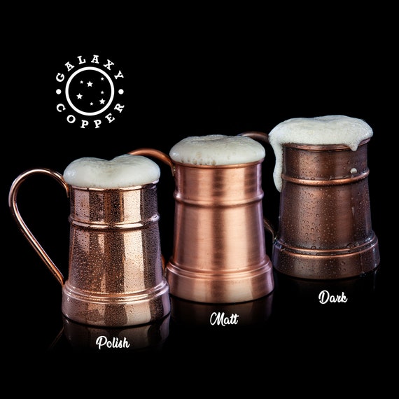 Personalized Copper Beer Mug, Handmade 7th Anniversary Gift