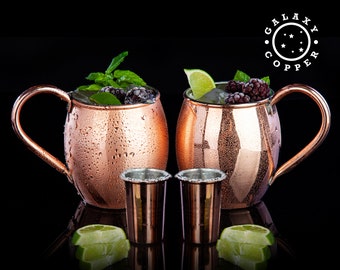 Personalized Moscow Mule Mug, Handmade Copper Anniversary Gift