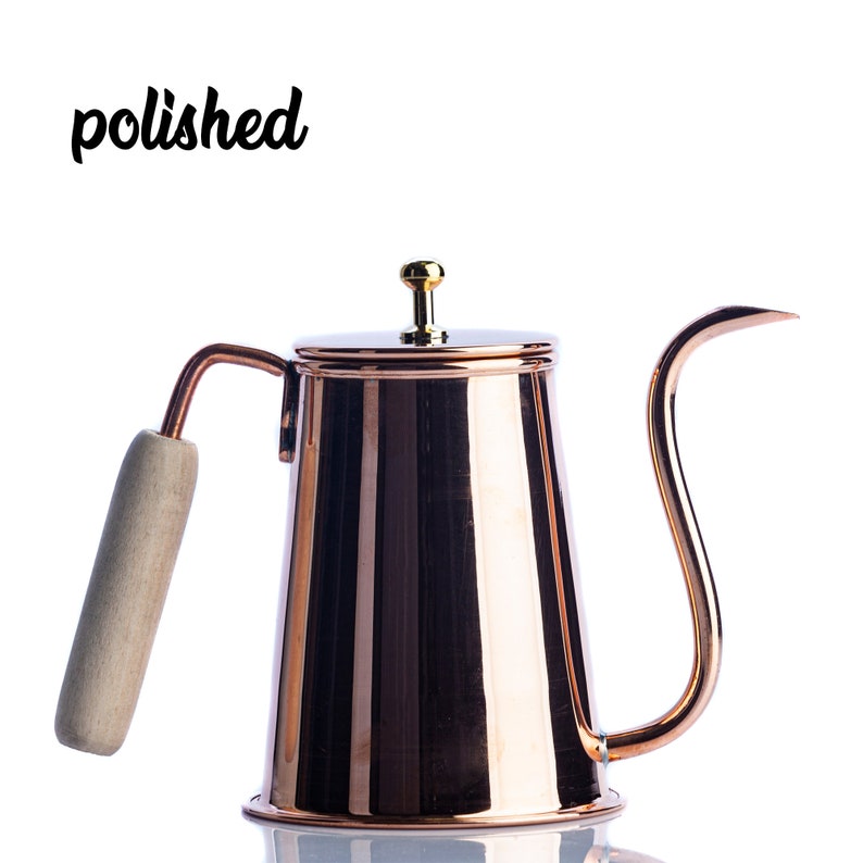 Copper Coffee Pot Copper Tea Kettle Copper Kettle 100 Etsy