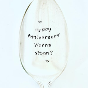 Happy anniversary, wanna spoon?- serving spoon