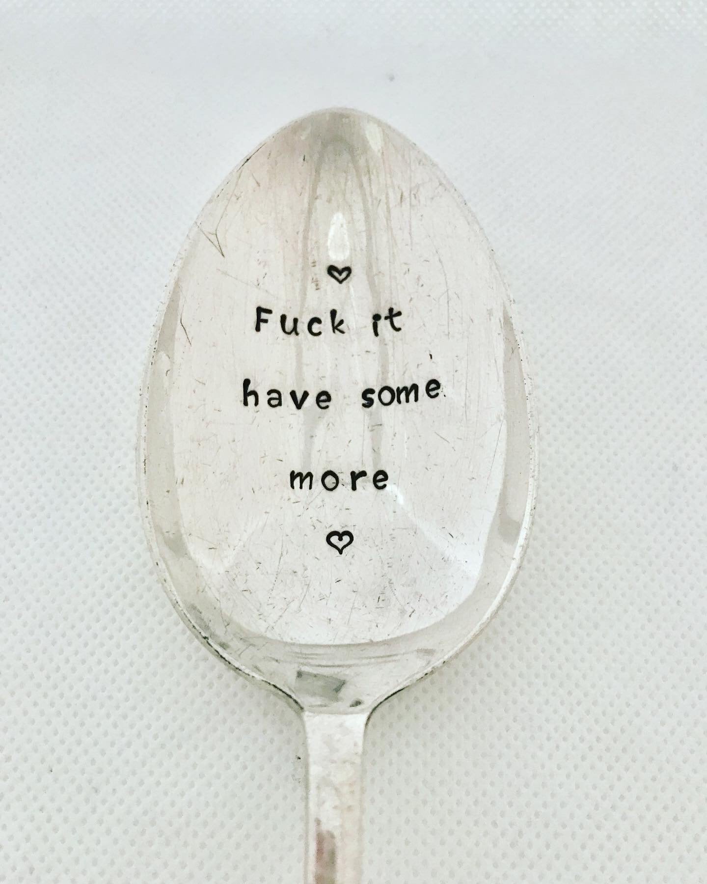 Profanity Serving Spoon Fuck It Have Some More Etsy Singapore