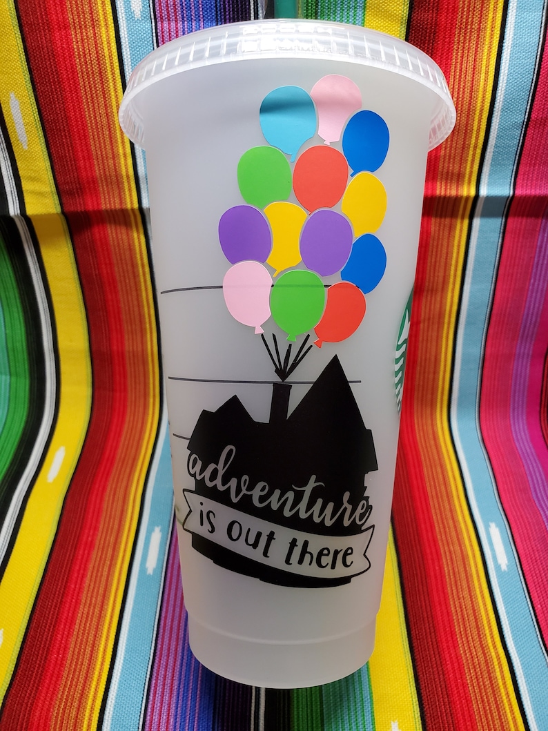 Personalized Starbucks Cold Cup Disney Movie UP