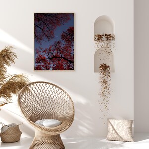 Moon Print &quot;Amour&quot; Wall Art | Print | A4 | A3 | A5 | Home Decor | Moon Print | Nature | Boho | Flower | Print