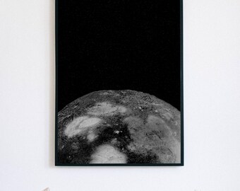 Celestial Print "New Moon" Wall Art | Print | A4 | A3 | A5 | Home Decor | Moon | Celestial | Cosmic Print