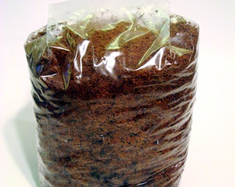 Mushroom Hardwood Sawdust Spawn - Sterile, Non-Inoculated - 5+ LBS / 1 Gallon - Filter Patch Bag