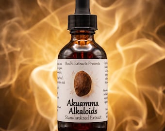 Akuamma Standardized Liquid Extract - Made from Whole Picralima Nitida Seeds