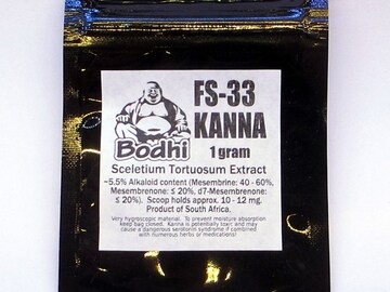 Kanna Extract FS-33 (S. Tortuosum) - Standardized Profile, Free Scoop Included!