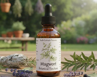 Mugwort Herbal Tincture (Artemisia Vulgaris) - Liquid Herbal Extract
